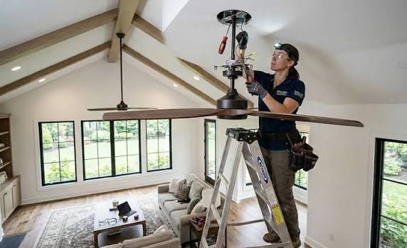 5 Best Ceiling Fan Installers in Greenville - Discover cooler rooms with secure, balanced installs